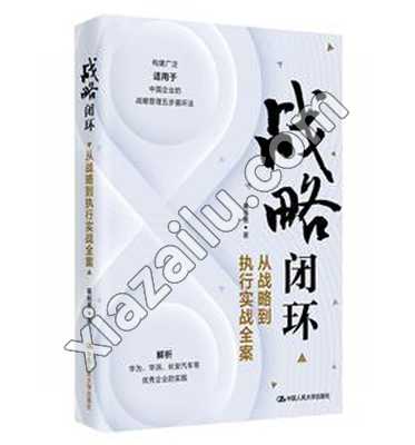 战略闭环——从战略到执行实战全案,PDF电子书下载